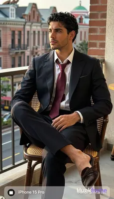 an anonymous figure man in his 30s with light to medium tan skin, black thick hair styled back and s