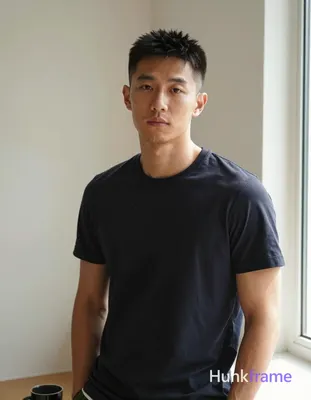 an anonymous figure man with light to medium tan skin and subtle shadows under t