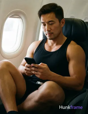 Asian man with light to medium tan skin and short dark brown hair, clean-shaven 