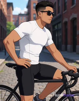 Asian man with light-medium skin and short dark hair featuring a textured top and faded sides, weari
