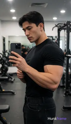Heavily muscular adult man with substantial muscle mass, wide shoulders, thick n