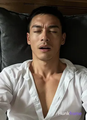 Photograph of exactly 1 adult man. Man 1: East Asian, light to medium tan with n