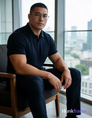Heavily muscular adult man with substantial muscle mass, wide shoulders, thick neck, large chest and