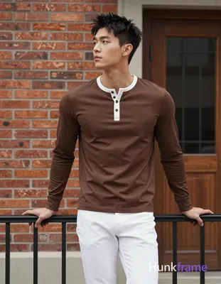 an anonymous figure man with light to medium tan skin and short spiky black hair, clean-shaven face;