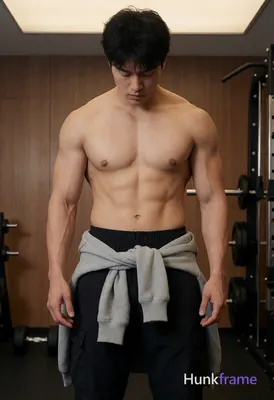 Very large heavy muscular stocky adult man with a broad thick torso, massive sho