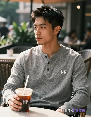an anonymous figure man with light to medium tan skin and natural sun highlights