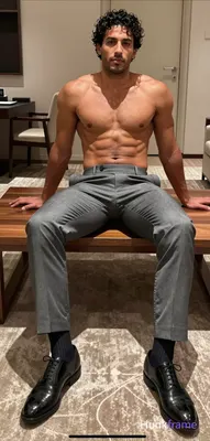 Xiaohongshu lifestyle influencer vibe, first-person POV lower-body focus on a handsome masculine man