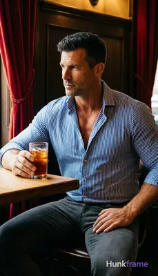 an anonymous figure man in his 30s with light to medium tan skin, short dark black textured hair wit