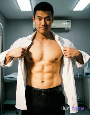 Asian man with short black hair and clean-shaven face stands facing camera in a 