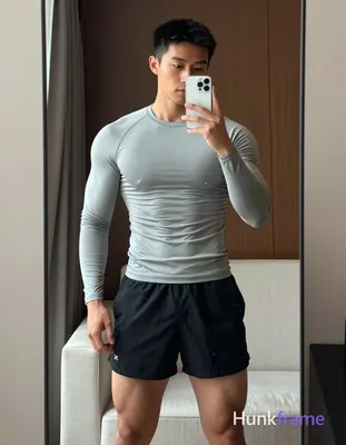 an anonymous figure man with light to medium tan skin and short black straight hair featuring a neat