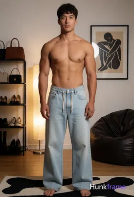 Heavily muscular adult man with substantial muscle mass, wide shoulders, thick n