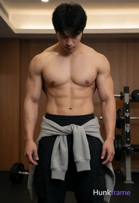 Heavily muscular adult man with substantial muscle mass, wide shoulders, thick neck, large chest and