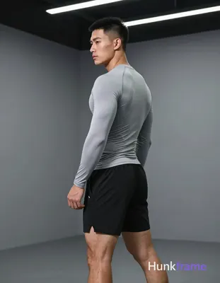 an anonymous figure man with light-medium skin and short black buzz cut featuring textured top, clea