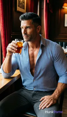 an anonymous figure man in his 30s with light to medium tan skin, short dark black hair styled in a 