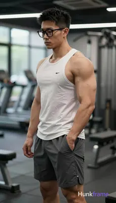 an anonymous figure man with light to medium tan skin and short textured black hair featuring a slig