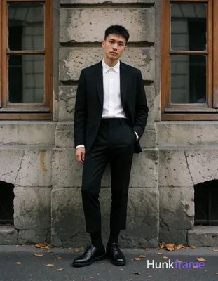 an anonymous figure man with fair to light tan skin texture and minor blemishes,