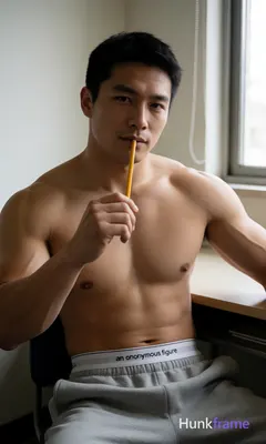 Heavily muscular adult man with substantial muscle mass, wide shoulders, thick n