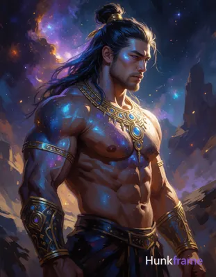 Heavily muscular adult man with substantial muscle mass, wide shoulders, thick n