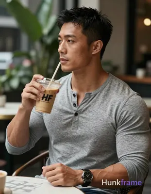 an anonymous figure man with light to medium tan skin and sun-kissed highlights 