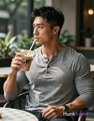 an anonymous figure man with light to medium tan skin and sun-kissed highlights 