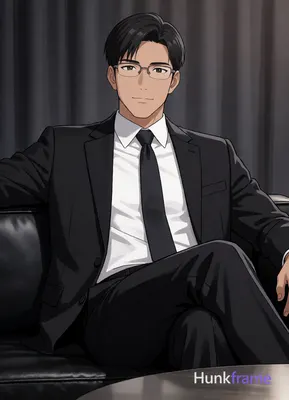 an anonymous figure man in his 30s with light to medium skin, short black straight hair and neat sid